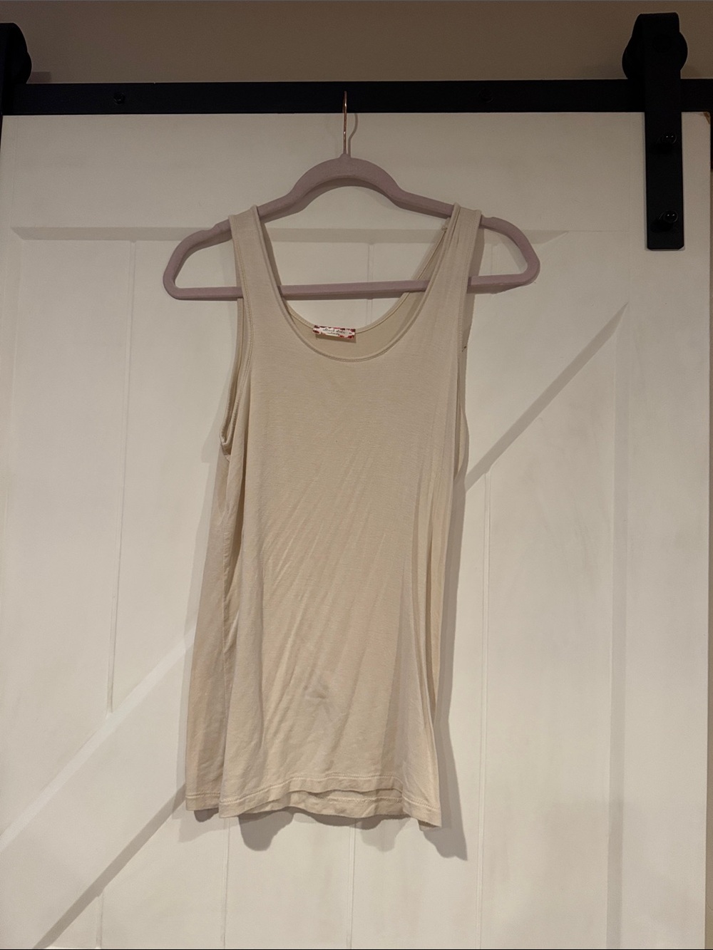 Altar'd State Cream Sleeveless Tank Top